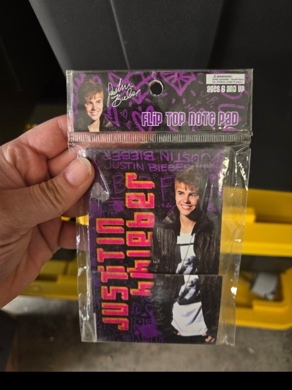 Justin Bieber Flip Top Note Pad 2012